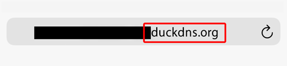 Duck DNSのサービスを利用したサイト